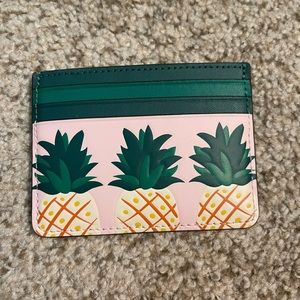 Kate Spade Pineapple Card Holder